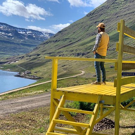 Langahlid Cottages & Hot Tubs Seyðisfjörður Bagian luar foto