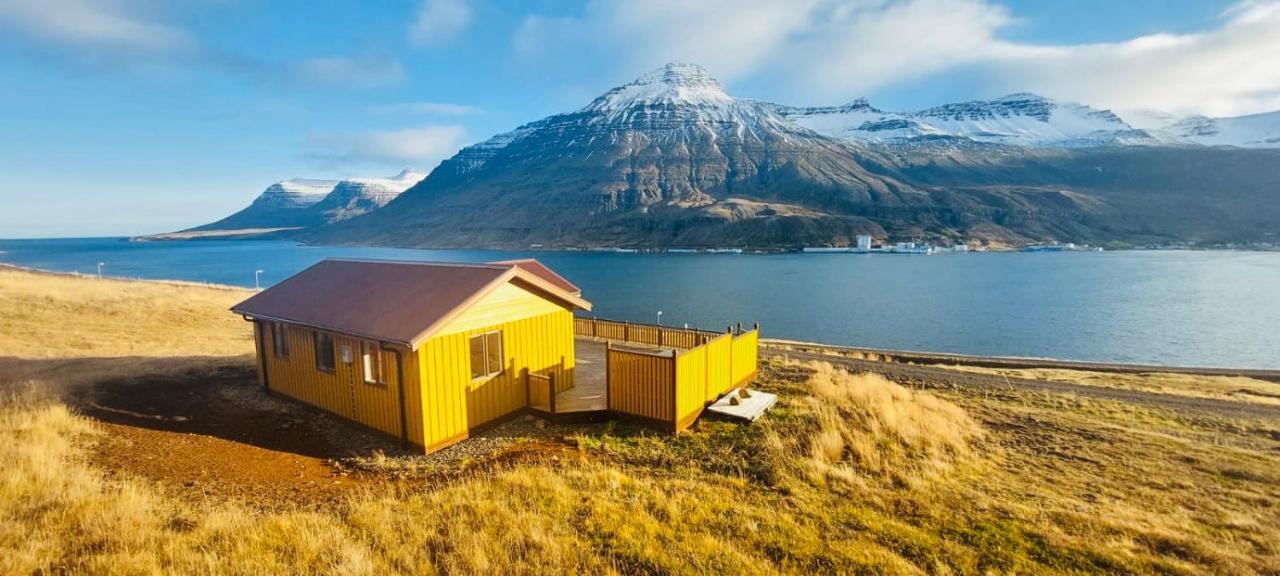 Langahlid Cottages & Hot Tubs Seyðisfjörður Bagian luar foto