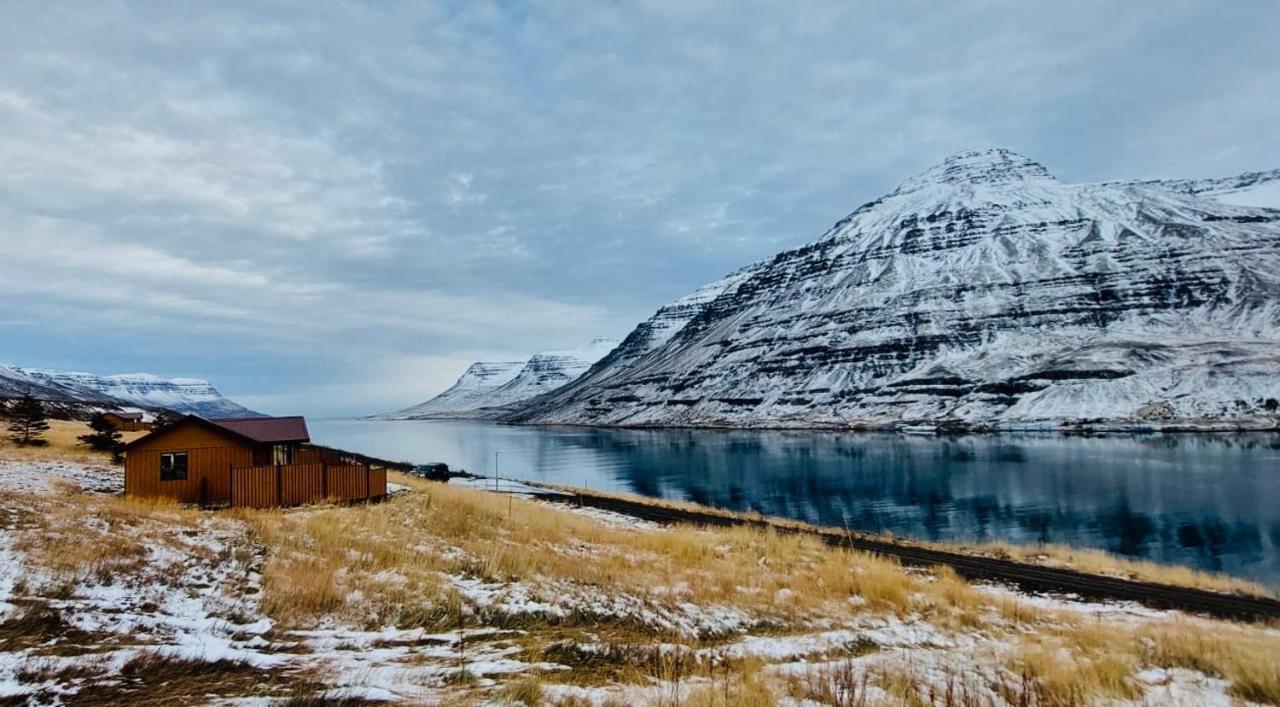 Langahlid Cottages & Hot Tubs Seyðisfjörður Bagian luar foto