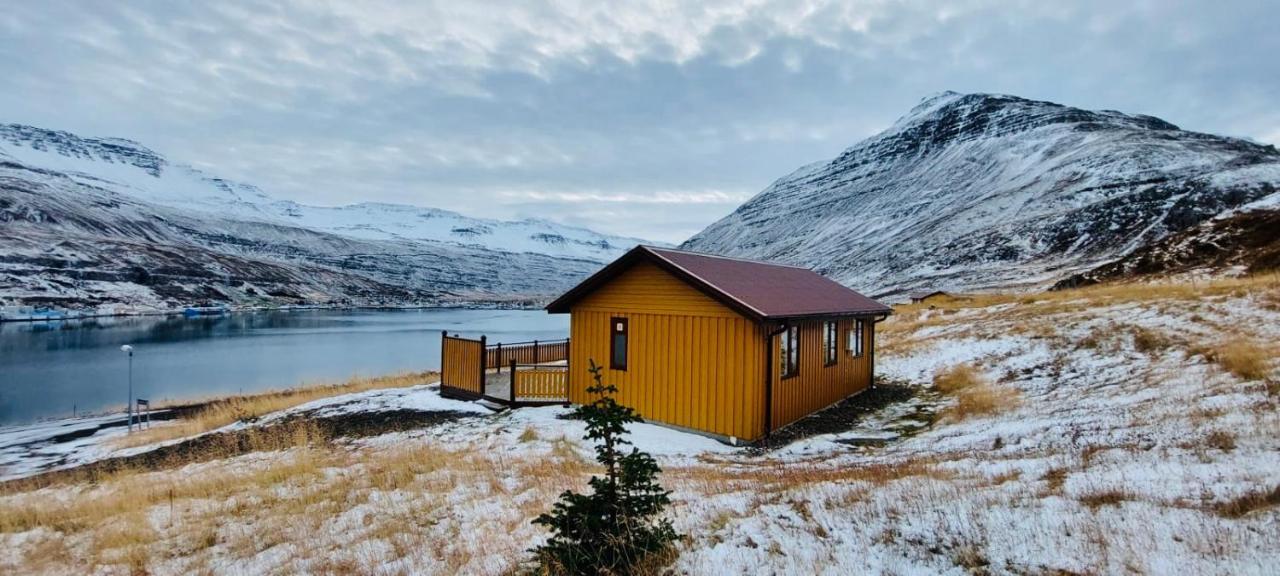 Langahlid Cottages & Hot Tubs Seyðisfjörður Bagian luar foto